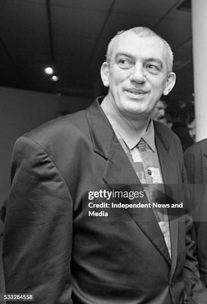 At the Smithwicks Hot Press Music Critics Awards in the Riverside Center, Dublin, Shay Healy, . Pihotographer Dominic Ledwidge O'Reilly .