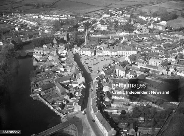 Donegal town on the River Eske 25/01/57 Photograph by Alexander Campbell 'Monkey' Morgan. .