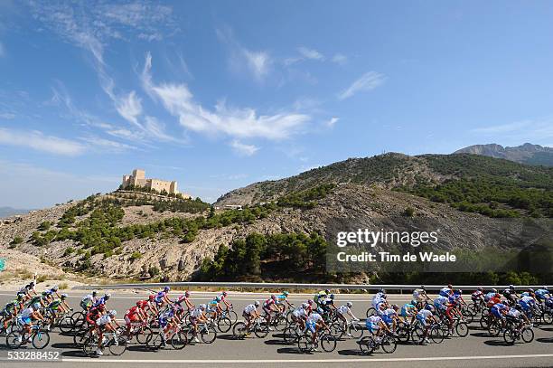 65th Tour of Spain 2010 / Stage 5 Illustration Illustratie / Castle Chateau Kasteel / Peleton Peloton / Landscape Paysage Landschap / Guadix - Lorca...
