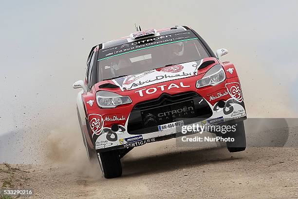 And PAUL NAGLE in CITROEN DS3 WRC of team ABU DHABI TOTAL WORLD RALLY TEAM in action during the SS13 Baiao of the WRC Vodafone Rally Portugal 2016 in...