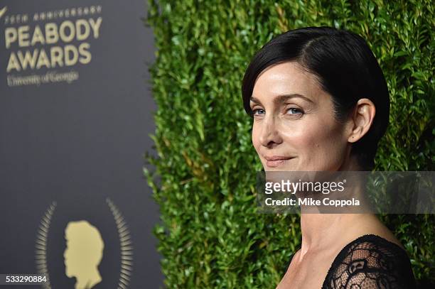 Actress Carrie-Anne Moss attends The 75th Annual Peabody Awards Ceremony at Cipriani Wall Street on May 20, 2016 in New York City.