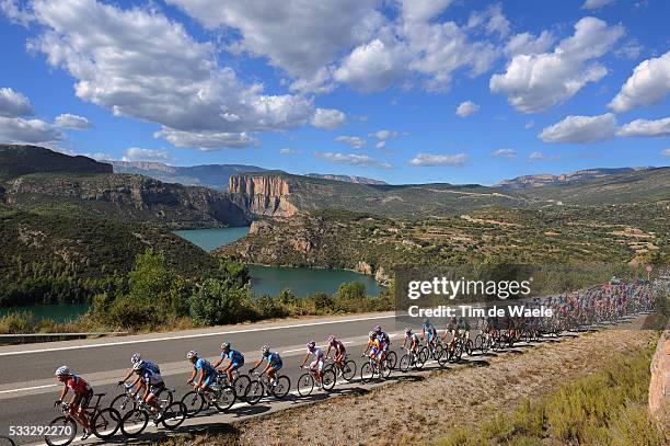 65th Tour of Spain 2010 / Stage 12 Illustration Illustratie / Peleton Peloton / Mountains Montagnes Bergen / Landscape Paysage Landschap / Andorra La...