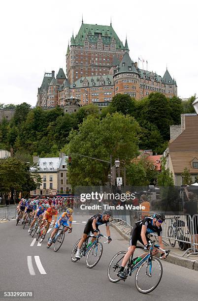 Grand Prix Cycliste de Quebec 2010 Illustration Illustratie / QUEBEC City Ville Stad Castle Chateau Kasteel / Peleton Peloton / Landscape Paysage...