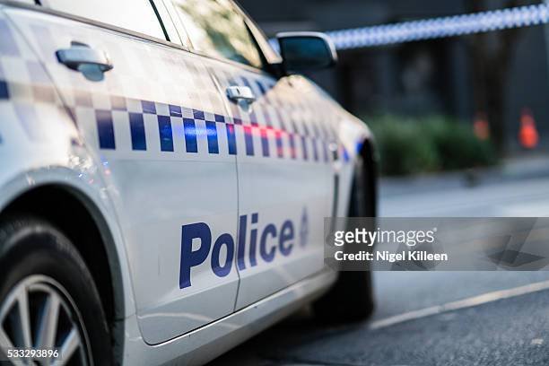 melbourne police - victoria australia stock-fotos und bilder