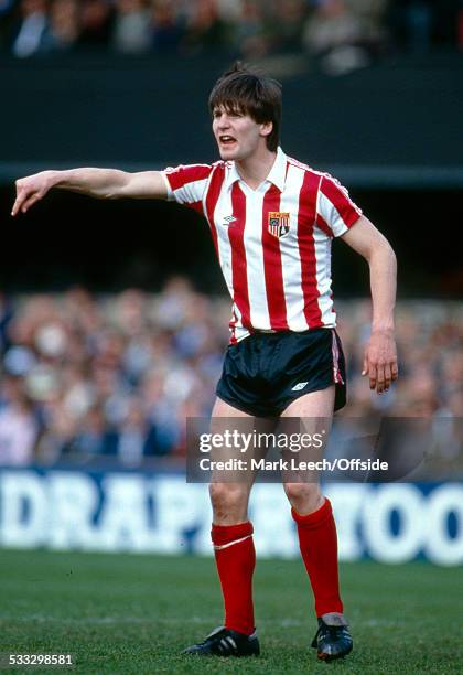 April 1982 - Football League Division One - Ipswich Town v Stoke City - Paul Bracewell of Stoke.