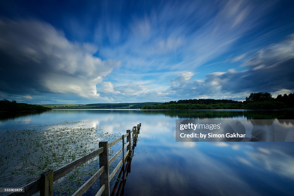 Clouds Reflected in a Lake