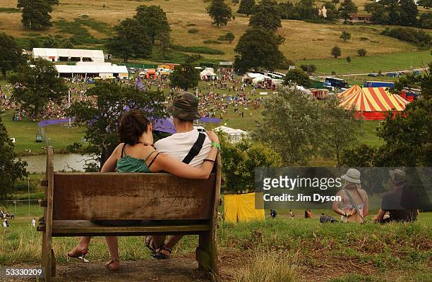 the big chill - day one - music festival uk stock pictures, royalty-free photos & images