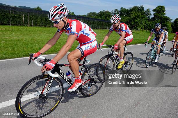 77th Tour of Swiss 2013 / Stage 5 SPILAK Simon / KUCHYNSKI Aliaksandr / Buochs - Leuggern / Rit Etappe /Tim De Waele