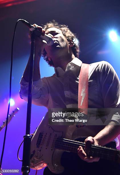 Albert Hammond Jr. Performs on stage during Vulture Festival & Governors Ball Present Gary Clark Jr. And Albert Hammond Jr. At Webster Hall on May...
