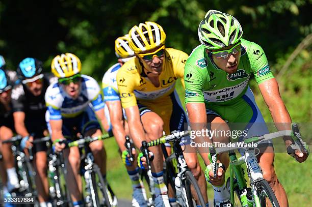 100th Tour de France 2013 / Stage 7 Peter Sagan Green Jersey / Daryl Impey Yellow Jersey / Montpellier - Albi / Ronde van Frankrijk TDF / Rite Etape...