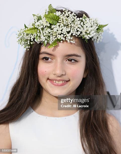 Singer Angelina Jordan attends the Kaleidoscope Ball held at 3LABS on May 21, 2016 in Culver City, California.