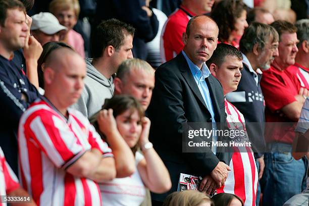 Clive Woodward is a face in the crowd during the Coca-Cola Championship match between Southampton and Wolverhampton Wanderers at the St Mary's...