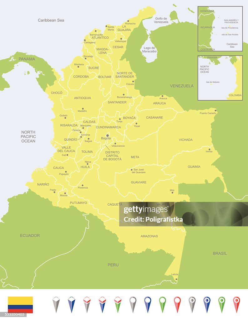 Map of Colombia