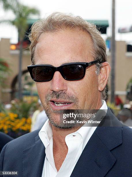 Actor Kevin Costner appears at the premiere of "Laffit: All About Winning", a documentary celebrating the life and career of horseracing's all-time...