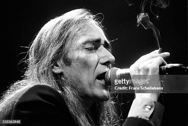 Dutch Singer Wally Tax, performs at the Paradiso on October 10TH 1997 in Amsterdam, the Netherlands.