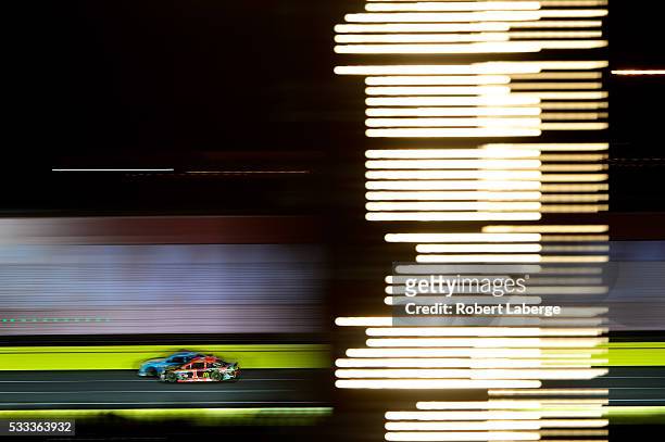 Jamie McMurray, driver of the BassProShops/NationalTurkeyFoundation Chev, races during the NASCAR Sprint Cup Series Sprint All-Star Race at Charlotte...