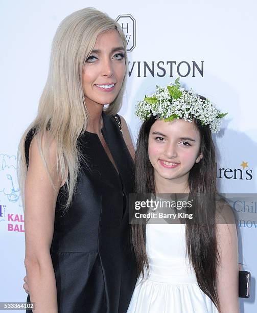 Singer Angelina Jordan and her mom attend the Kaleidoscope Ball at 3LABS on May 21, 2016 in Culver City, California.