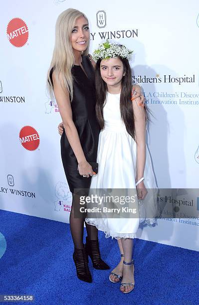 Singer Angelina Jordan and her mom attend the Kaleidoscope Ball at 3LABS on May 21, 2016 in Culver City, California.