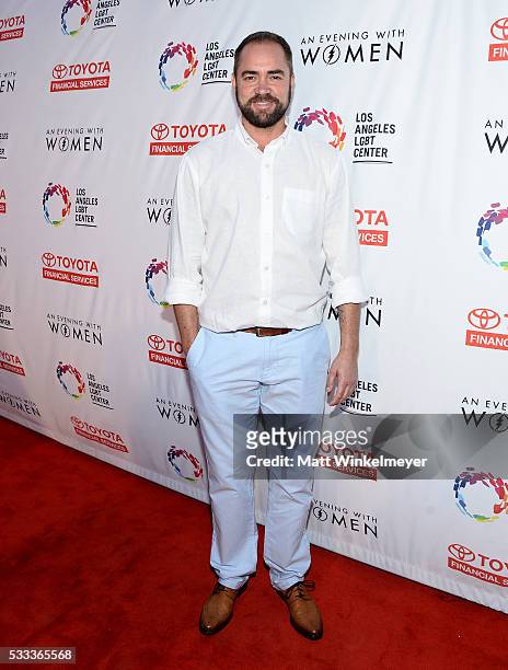 Comedian Ian Harvie attends An Evening with Women benefiting the Los Angeles LGBT Center at the Hollywood Palladium on May 21, 2016 in Los Angeles,...