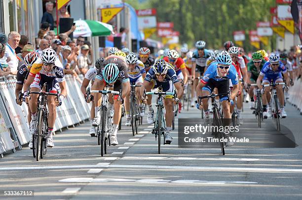 Tour de Wallonie 2013/ Stage 4 Arrival Sprint/ Kenny DEHAES / Giacomo NIZZOLO / Danilo NAPOLITANO / Raymond KREDER / Romain FEILLU / Andenne-Clabecq...