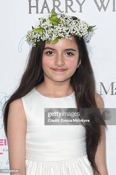 Singer Angelina Jordan attends the Kaleidoscope Ball at 3LABS on May 21, 2016 in Culver City, California.