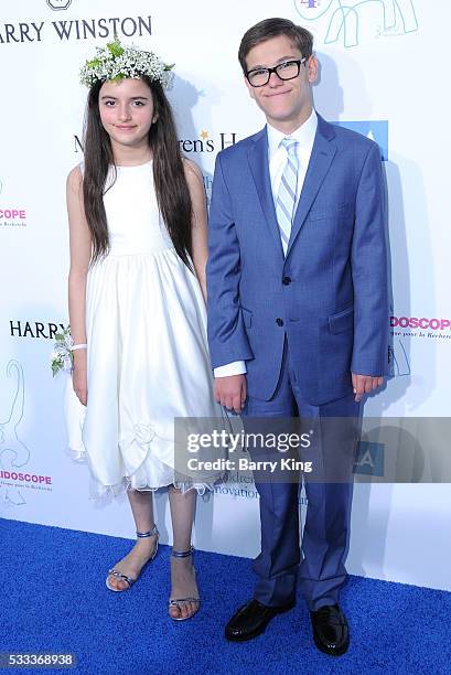 Singer Angelina Jordan and Jake Schuster attend the Kaleidoscope Ball at 3LABS on May 21, 2016 in Culver City, California.