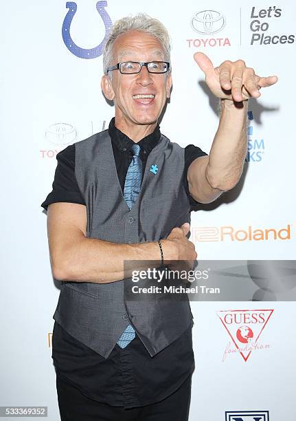 Andy Dick arrives at the 4th Annual Light Up The Blues held at the Pantages Theatre on May 21, 2016 in Hollywood, California.