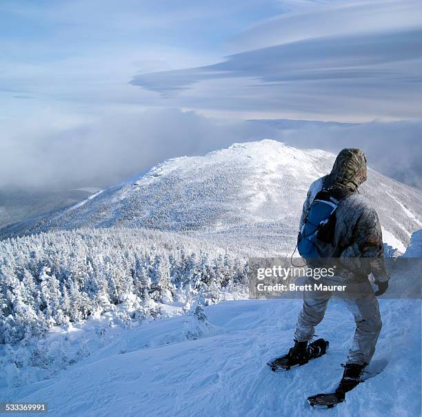 winter in the adirondacks - adirondack state park stock-fotos und bilder