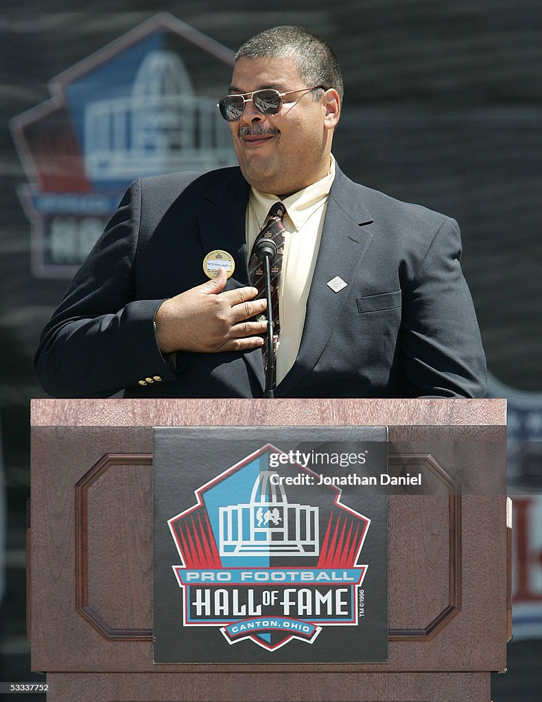 NFL Hall of Fame Enshrinement Ceremony