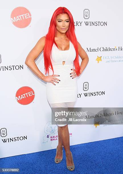 Eva Marie attends the Kaleidoscope Ball held at 3LABS on May 21, 2016 in Culver City, California.