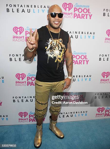 Flo Rida attends IHeartRadio Summer Pool Party 2016 at Fontainebleau Miami Beach on May 21, 2016 in Miami Beach, Florida.