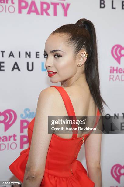 Sofia Carson attends IHeartRadio Summer Pool Party 2016 at Fontainebleau Miami Beach on May 21, 2016 in Miami Beach, Florida.