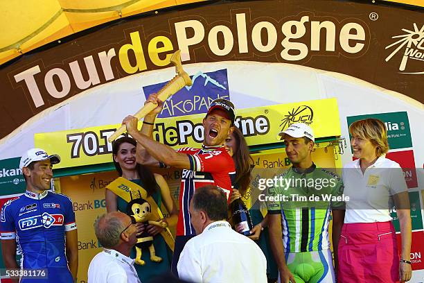 70th Tour of Poland/ Stage 5 Podium/ Thor HUSHOVD Celebration Joie Vreugde / Nowy Targ - Zakopane Tour de Pologne Ronde Van Polen/ Rit Stage/ Tim De...