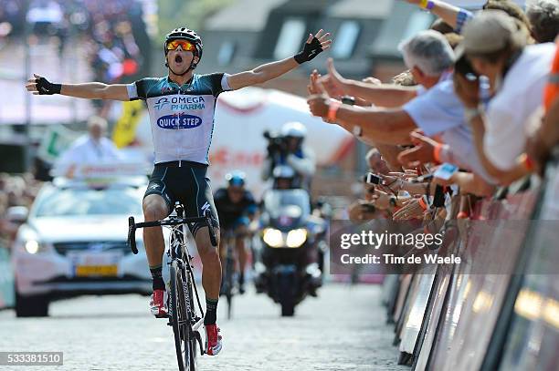 9th Eneco Tour 2013 / Stage 7 Arrival / Zdenek STYBAR Celebration Joie Vreugde / Tienen - Geraardsbergen / Rite Etape /Tim De Waele