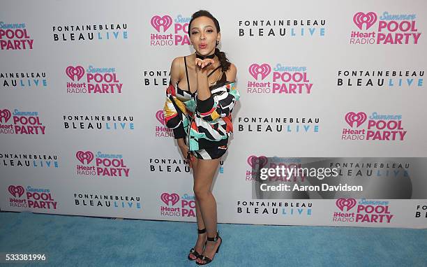 Tinashe attends IHeartRadio Summer Pool Party 2016 at Fontainebleau Miami Beach on May 21, 2016 in Miami Beach, Florida.