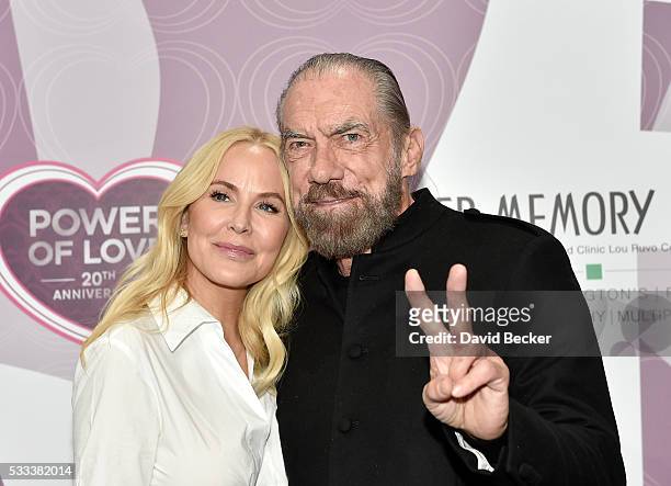 Actress Eloise DeJoria and CEO of John Paul Mitchell Systems and Co-Founder of Patron Tequila and Spirits John Paul DeJoria attend Keep Memory...