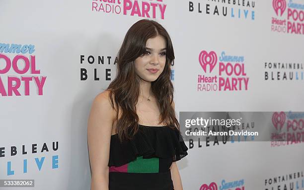 Hailee Steinfeld attends IHeartRadio Summer Pool Party 2016 at Fontainebleau Miami Beach on May 21, 2016 in Miami Beach, Florida.