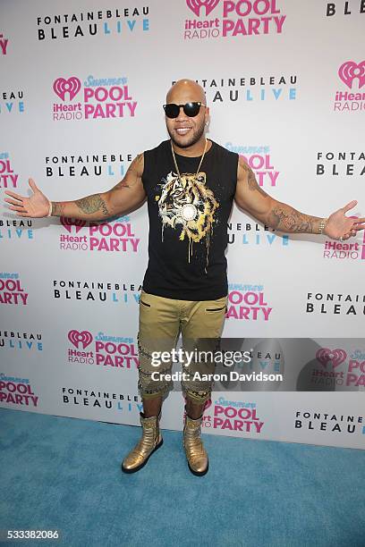 Flo Rida attends IHeartRadio Summer Pool Party 2016 at Fontainebleau Miami Beach on May 21, 2016 in Miami Beach, Florida.