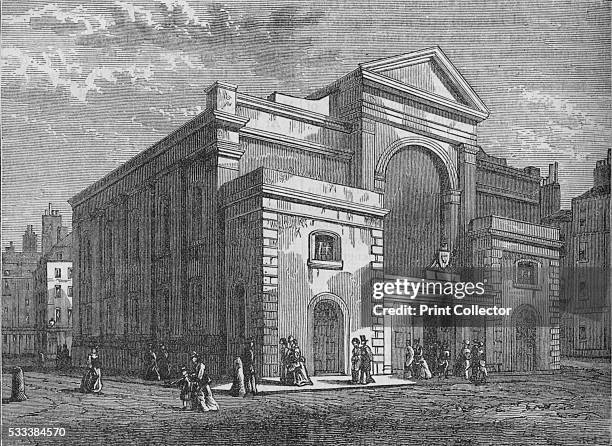 Curzon Chapel, Mayfair, Westminster, London' , from 'Old and New London Illustrated, Vol IV,' by Edward Walford , 1878. Formerly known as Mayfair...