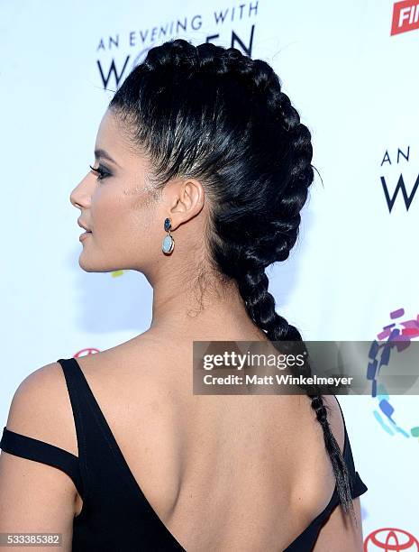 Actress Jessica Clark attends An Evening with Women benefiting the Los Angeles LGBT Center at the Hollywood Palladium on May 21, 2016 in Los Angeles,...