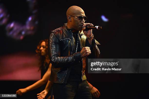 Mario Winans performs onstage during the Puff Daddy and The Family Bad Boy Reunion Tour presented by Ciroc Vodka and Live Nation at Barclays Center...