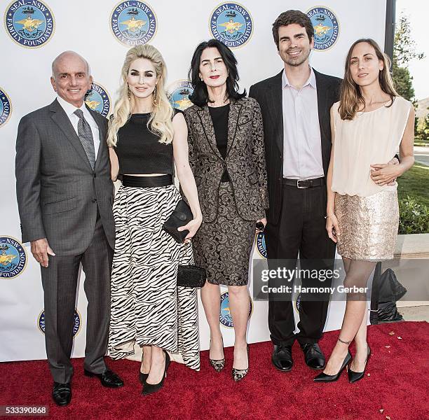Dennis Tito, Elizabeth TenHouten and guests arrive at the SEAL-Navy Special Warfare Family Foundation 3rd Annual Gala Dinner - Arrivals on May 21,...
