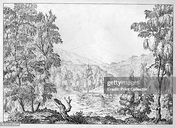 Schichallien' , from 'Scenery of the Highlands and Islands of Scotland,' by Lt Col W Murray , c1812. Schiehallion is a mountain in Perth and Kinross.