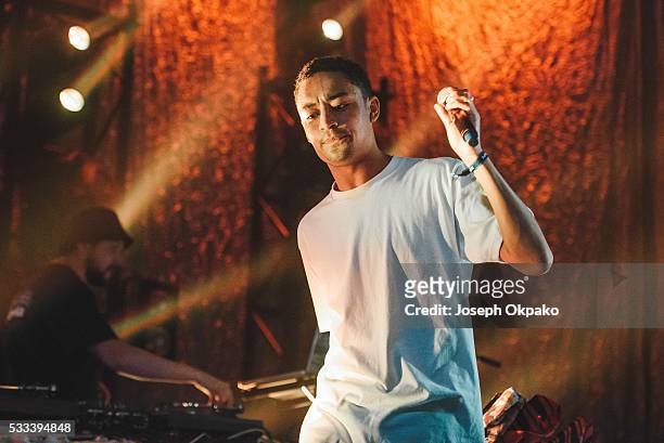 Loyle Carner performs on Day 3 of The Great Escape Festival on May 21, 2016 in Brighton, England.