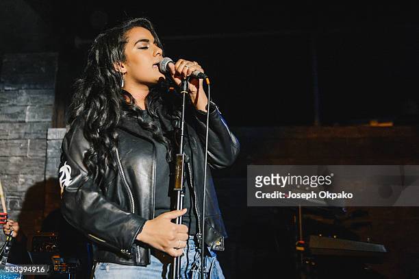 Bibi Bourelly performs on Day 3 of The Great Escape Festival on May 21, 2016 in Brighton, England.