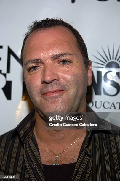 Madonna's brother Christopher Ciccone at the Raleigh Hotel on July 14, 2005 in Miami Beach, Florida.