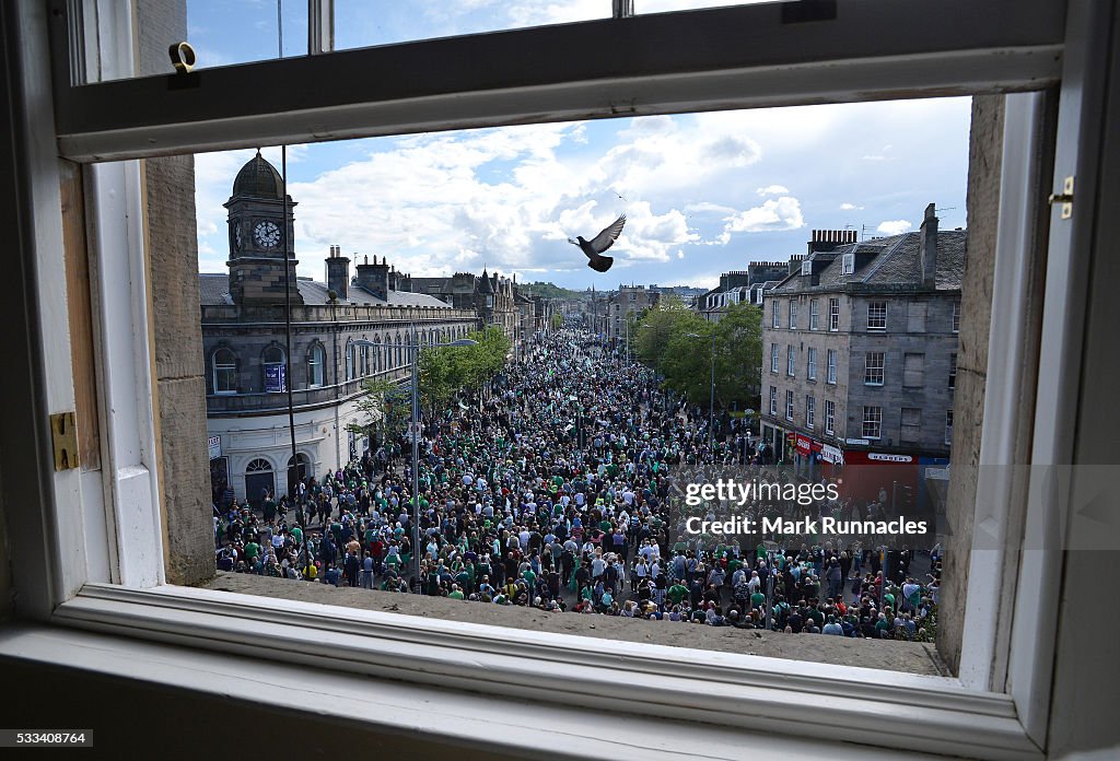 Hibernian Parade to celebrate winning William Hill Scottish Cup