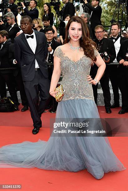 Wendy Yu attends the closing ceremony of the 69th annual Cannes Film Festival at the Palais des Festivals on May 22, 2016 in Cannes, France.