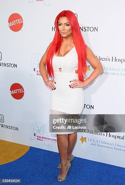 Eva Marie attends the Kaleidoscope Ball held at 3LABS on May 21, 2016 in Culver City, California.