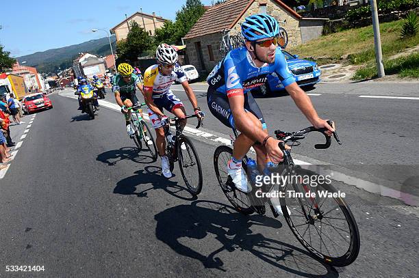 68th Tour of Spain 2013 / Stage 2 RASMUSSEN Alex / HENDERSON Gregory / ARAMENDIA Francisco Javier / Pontevedra - Baiona / Vuelta Ronde van Spanje /...
